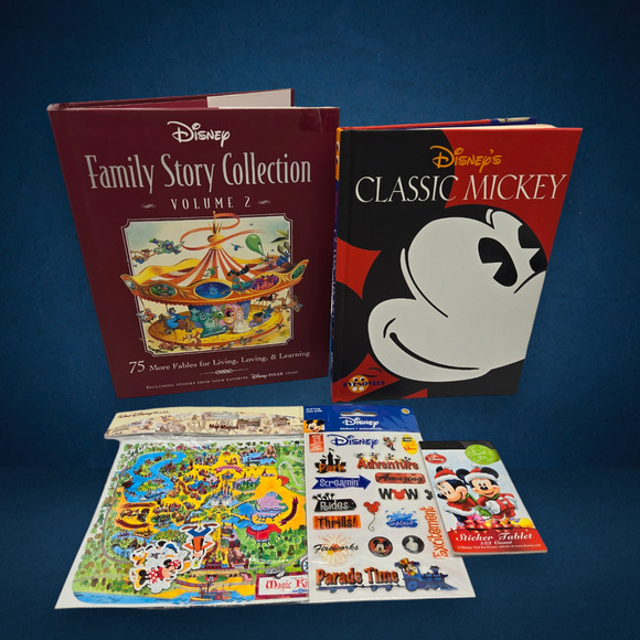 Disney Family Story Collection Vol 2 + Disney's Classic Mickey Eye Novel + Bonus - Picture 1 of 16